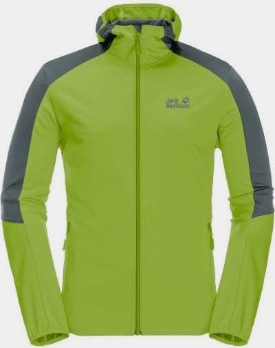 Jack Wolfskin Go Hike Softshell Jacket M Lime 01