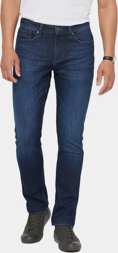 Duer Men's Tech Fleece Relax Taper Dark Indigo 01