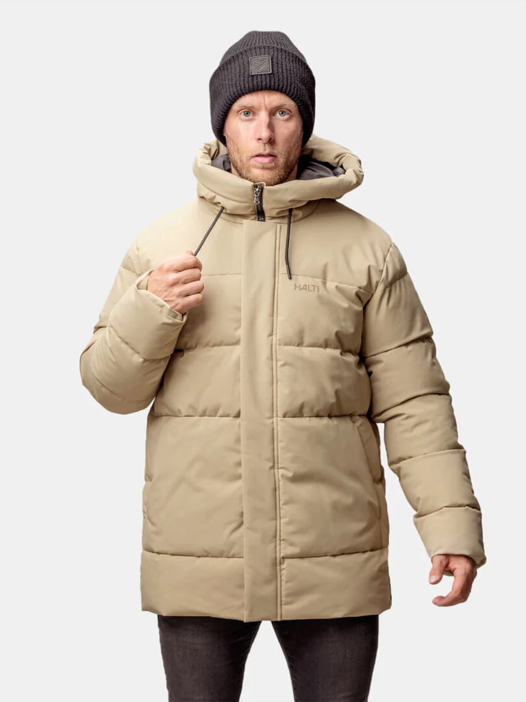Halti Men's Sammal Insulated Parka - Miesten vedenpitävä toppatakki Musta 02