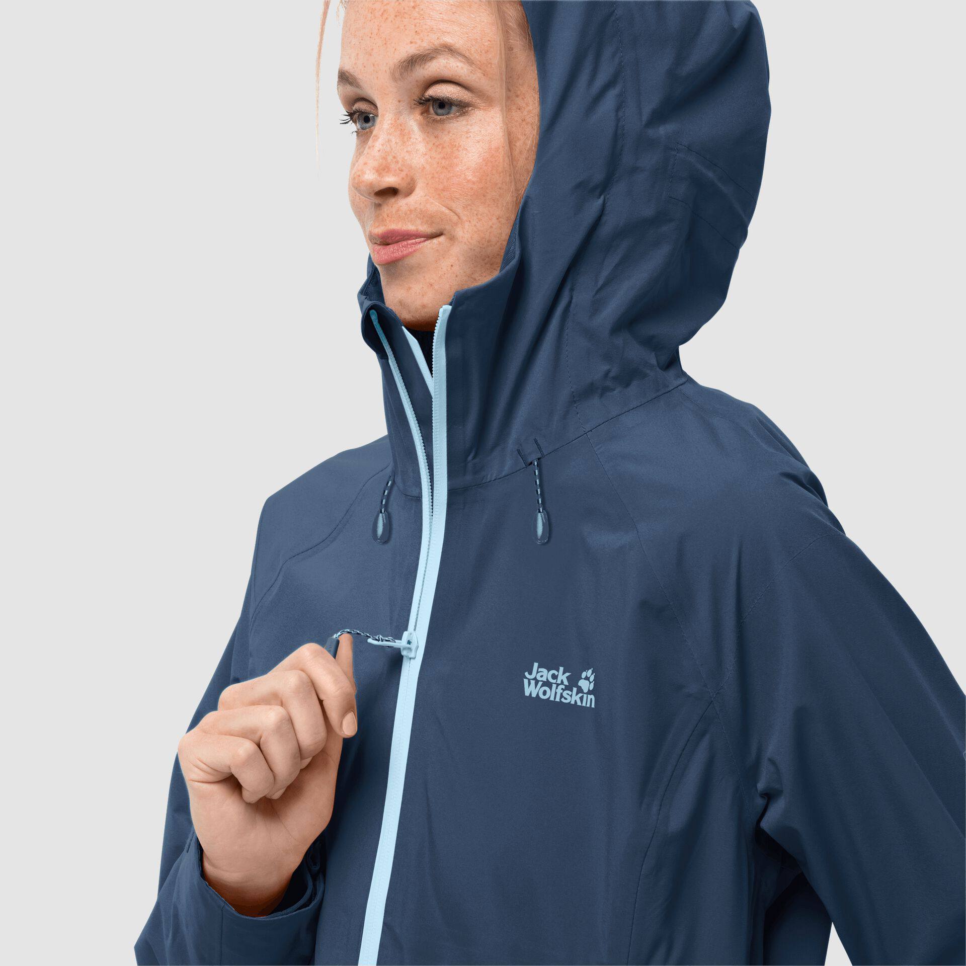 Jack Wolfskin Highest Peak 3L Jacket W Indigo 03