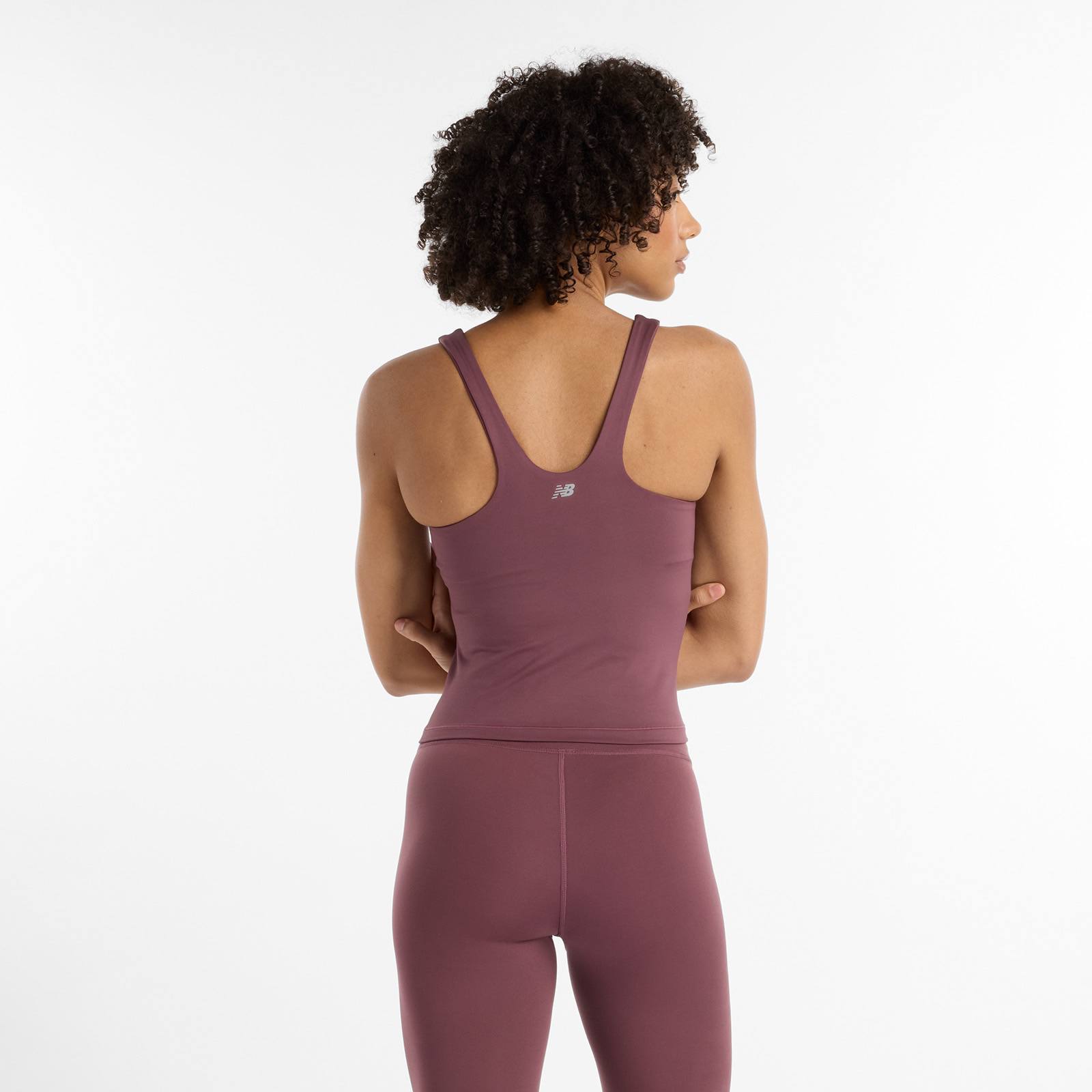 New Balance Women's Define Fitted Tank Plum 04