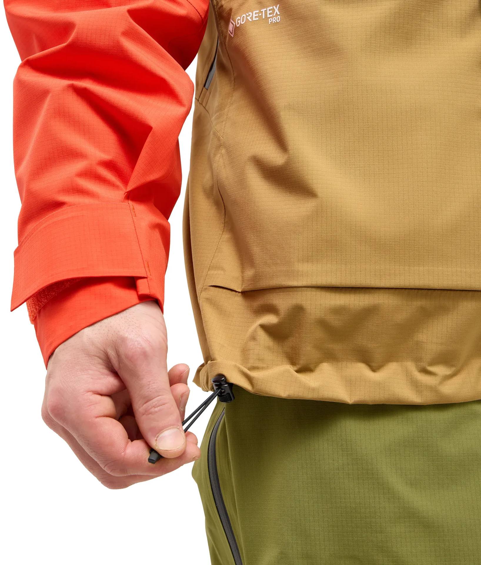 Haglöfs Vassi GTX Pro Jacket Men Cinnamon Brown/Habanero 12