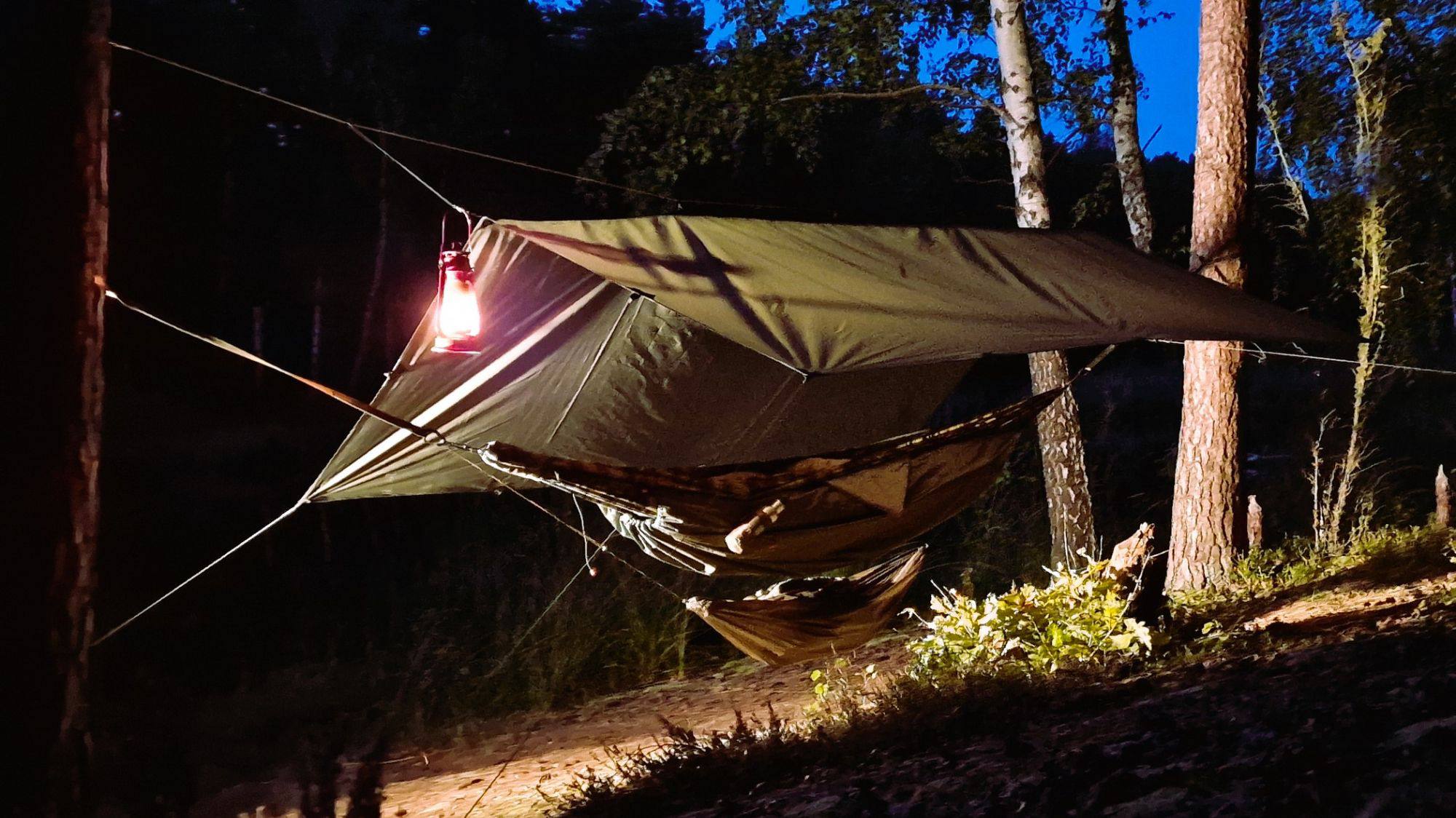 Bushmen Easy Tarp 3x3 Green 06