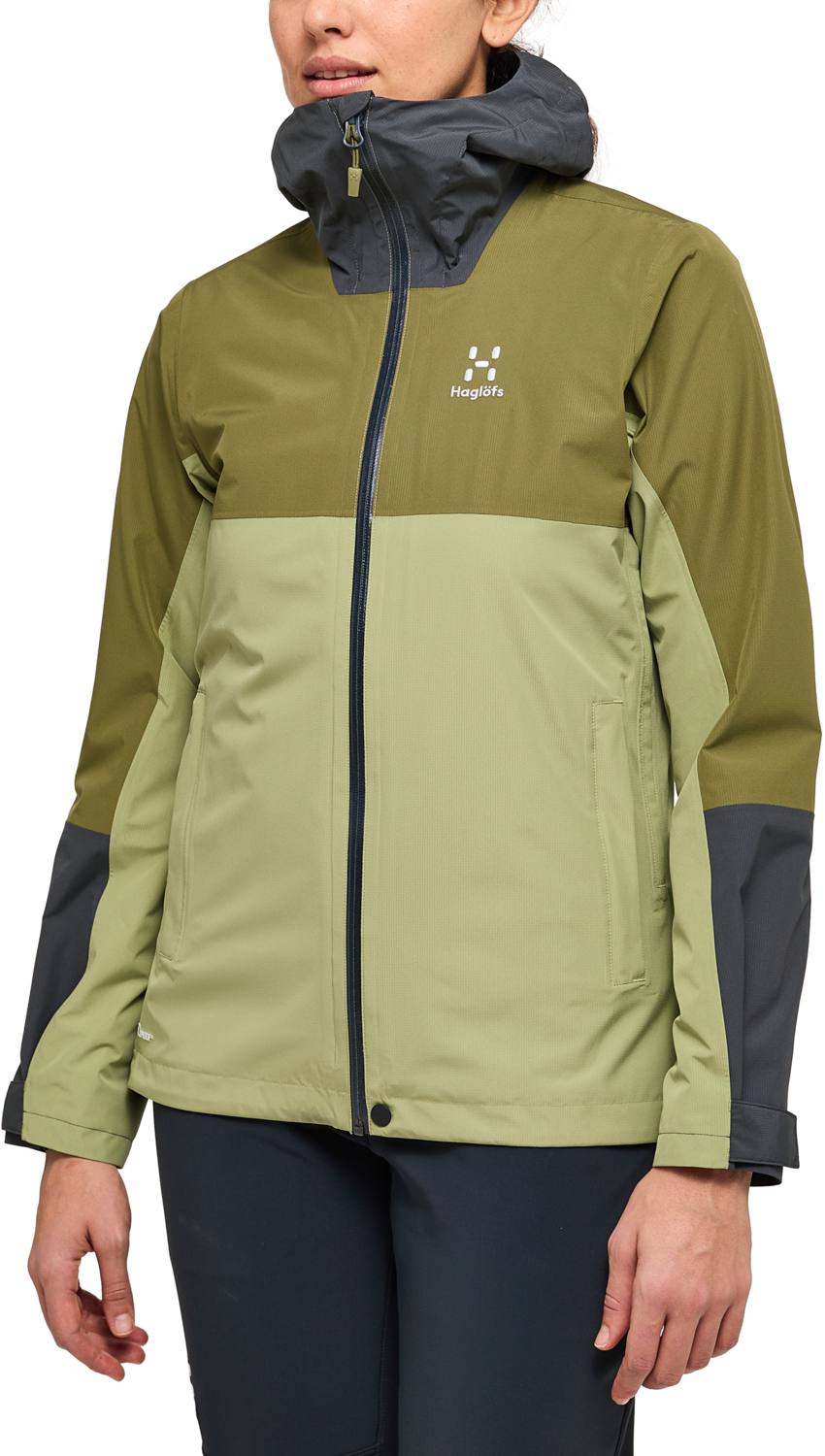 Haglöfs Women's Finch Proof Jacket Thyme 03