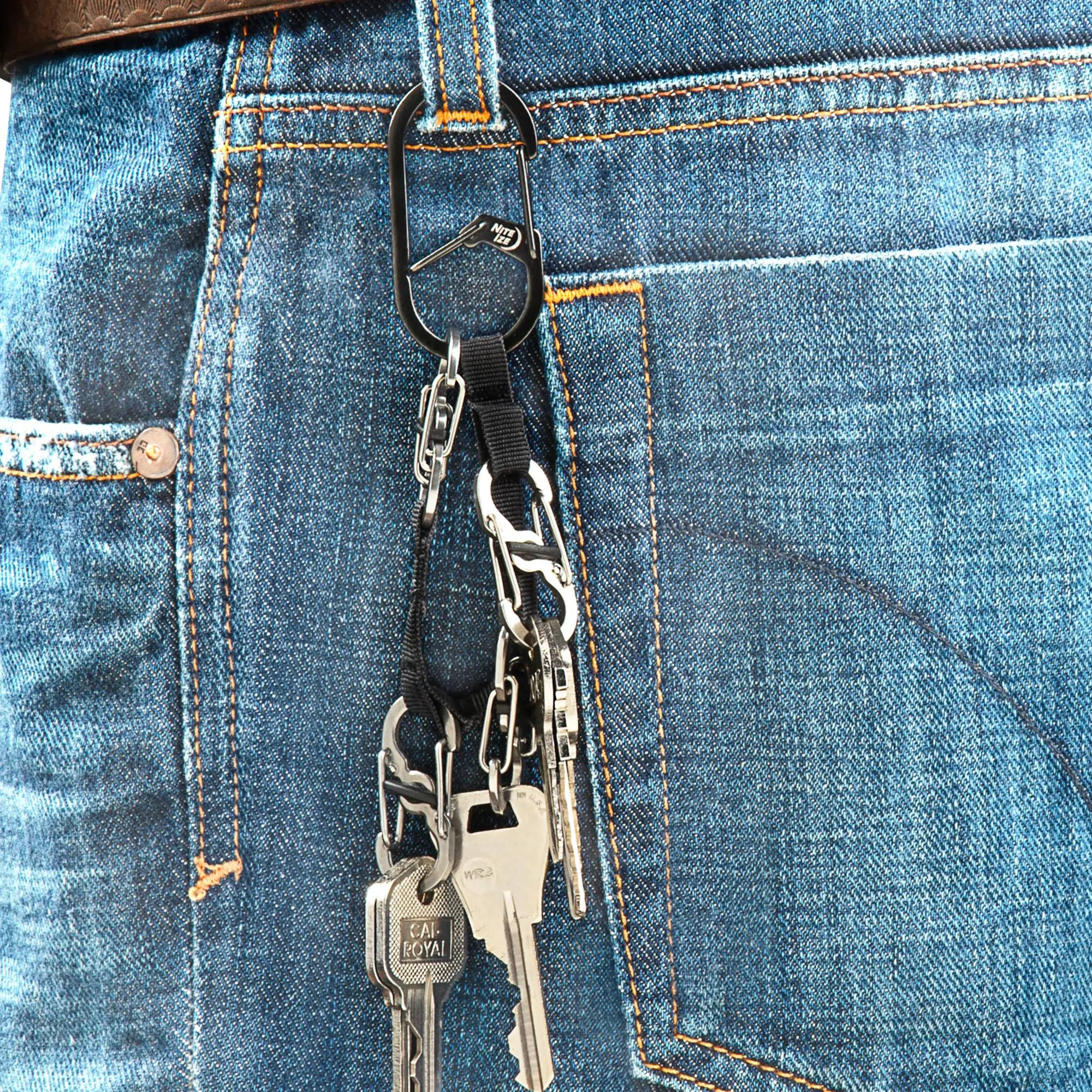 Nite Ize Gear Line Mini Key Organizer Musta 02