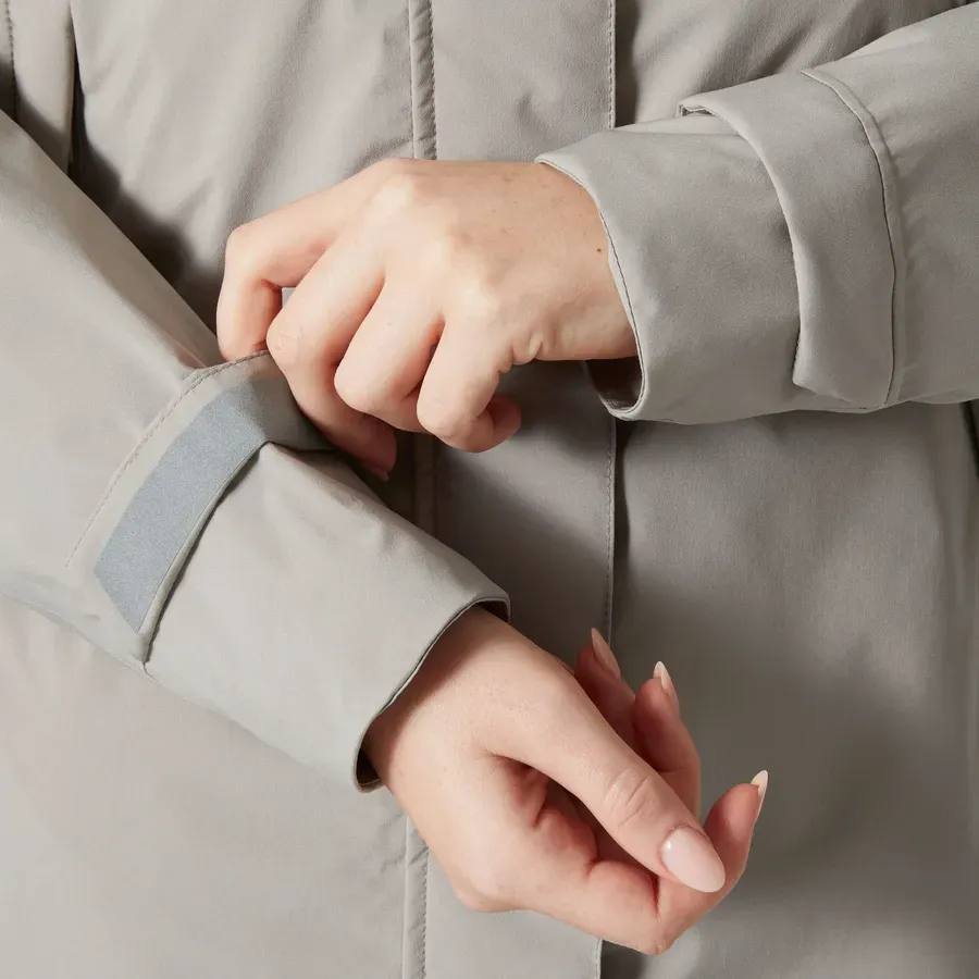 Helly Hansen Women's Victoria Insulated Mid Rain Jacket Grey 06