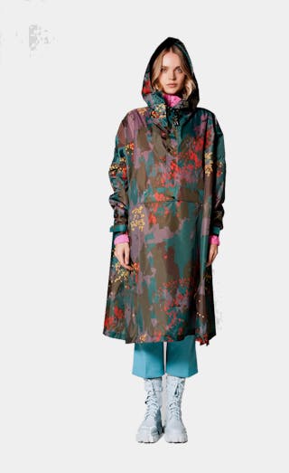 Rainkiss Poncho Digi Forest Camo