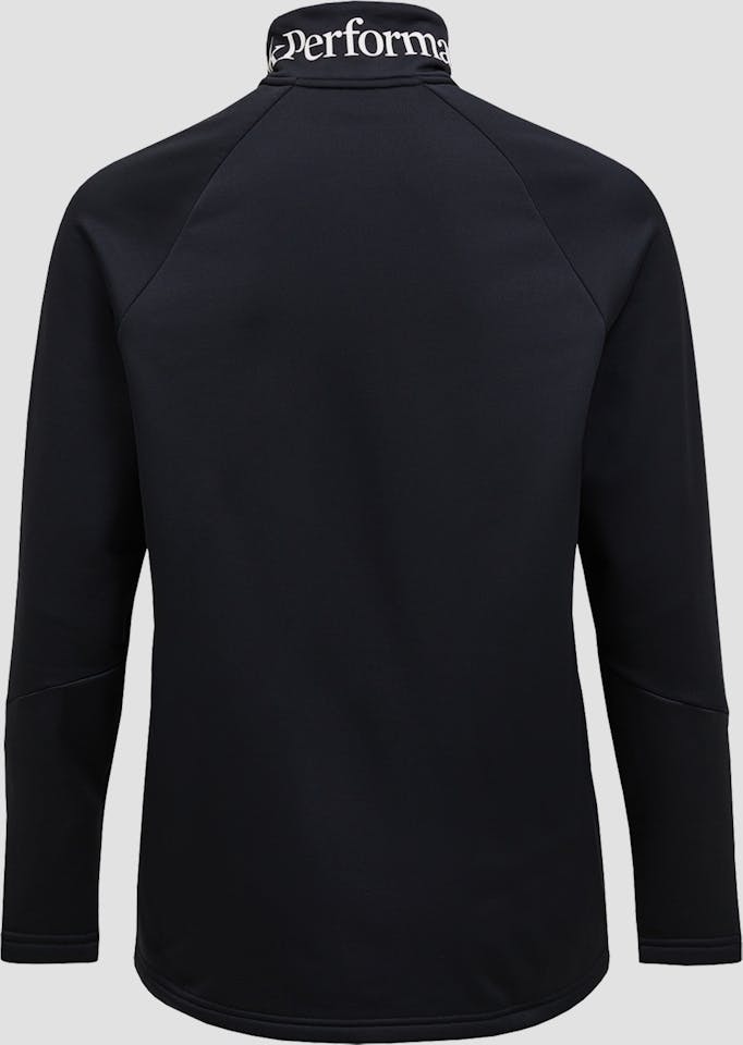Peak Performance Men's Rider Essentials Midlayer Zip Black 02