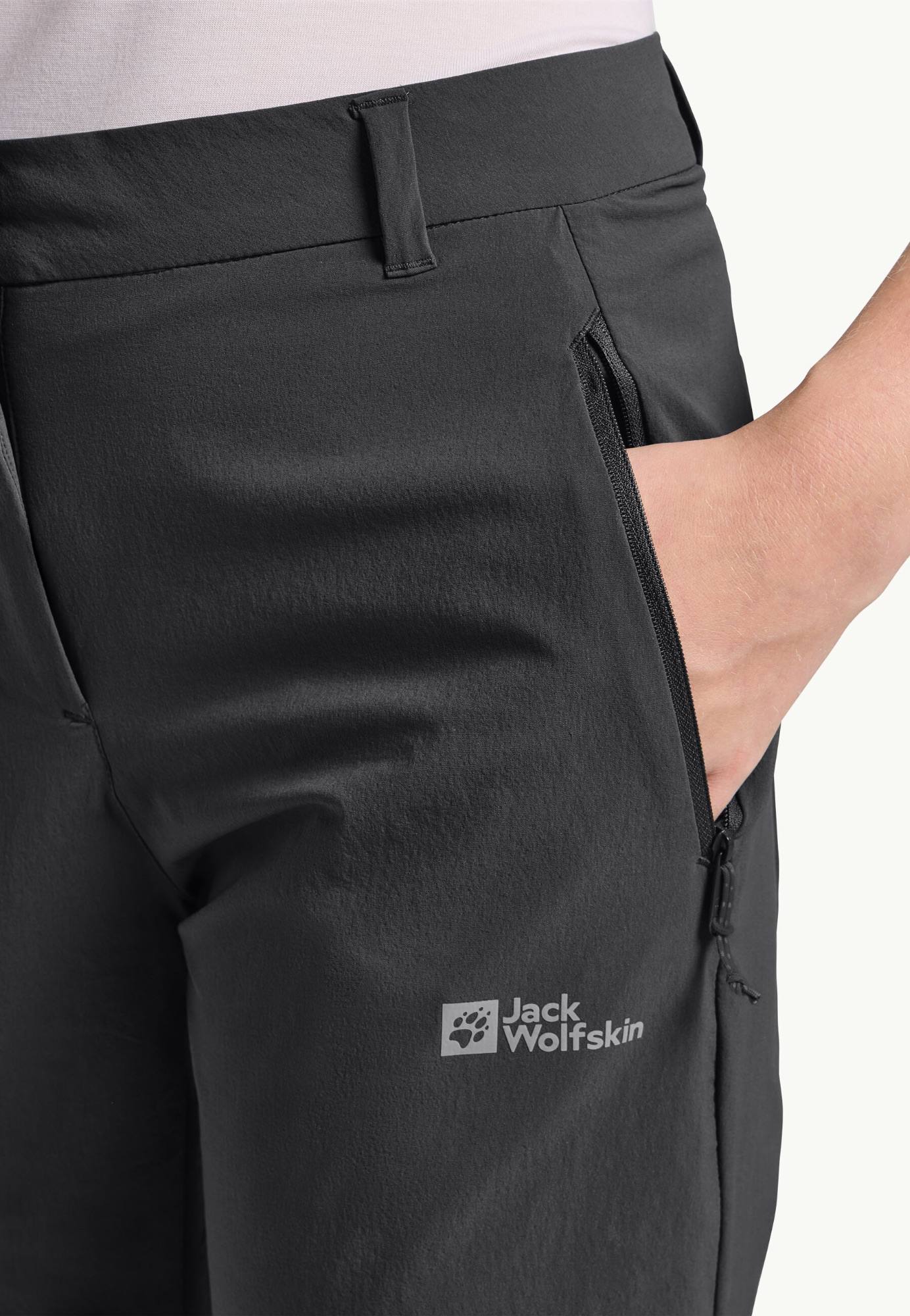 Jack Wolfskin Women's Hikeout 3/4 Pant Black 04