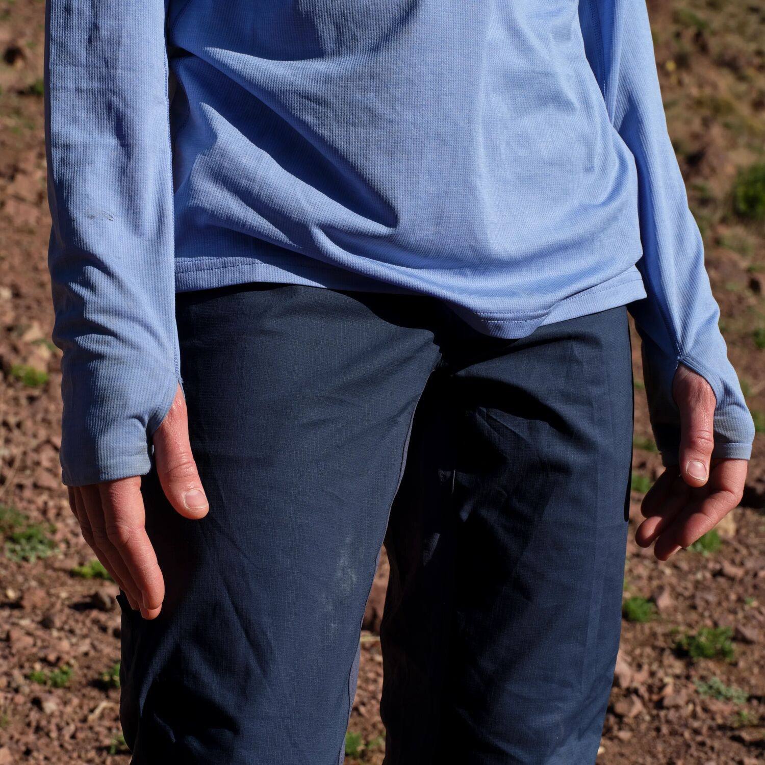 Fjällräven Women's Hoja Hybrid Trousers Musta 04