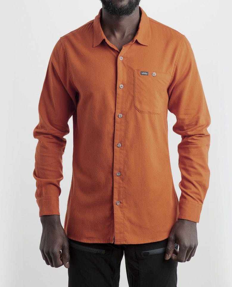 Lundhags Men's Ekren Solid LS Shirt Amber 07