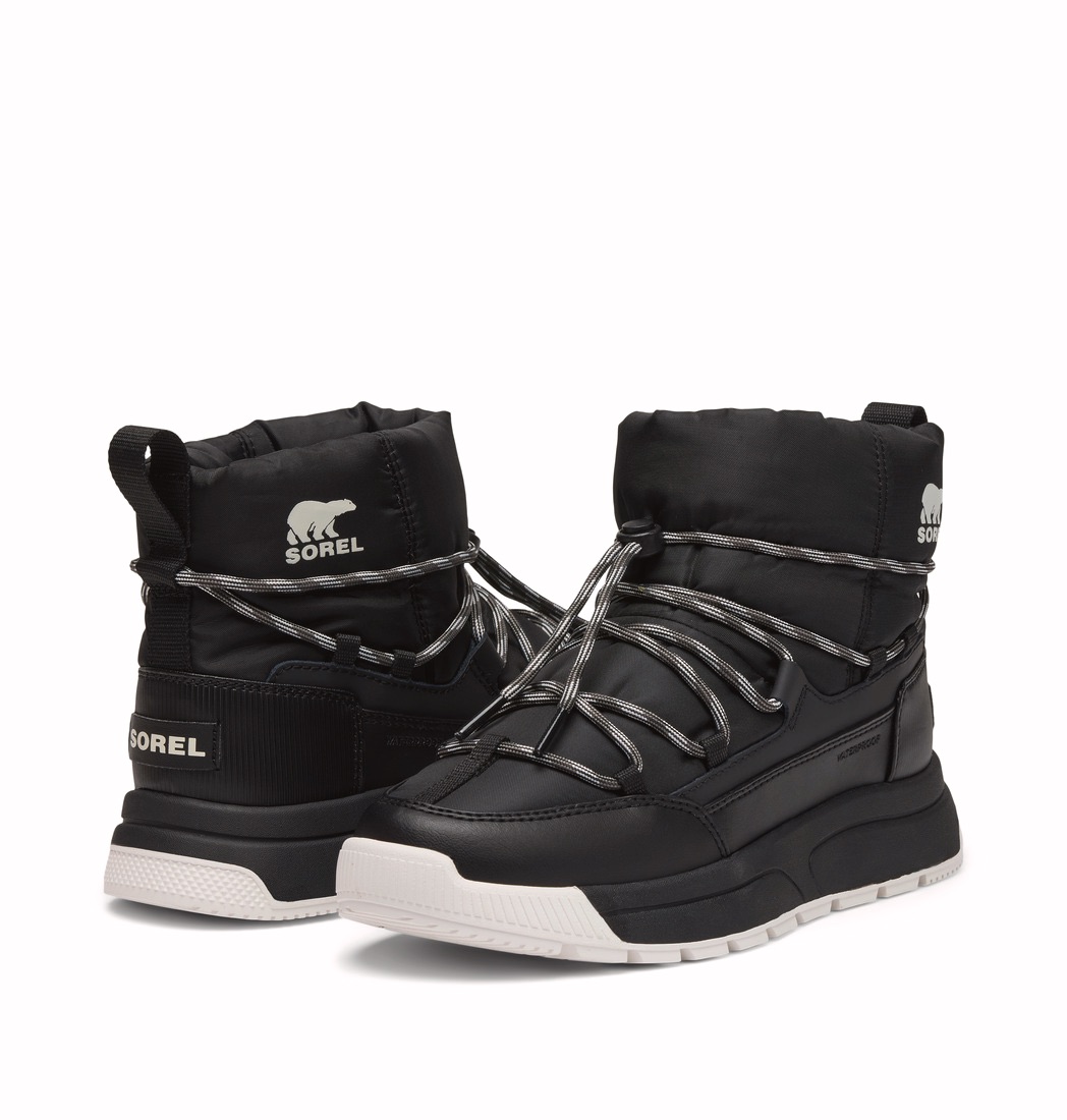 Sorel Women's Whitney III Slip-On - Naisten talvikengät Musta 04