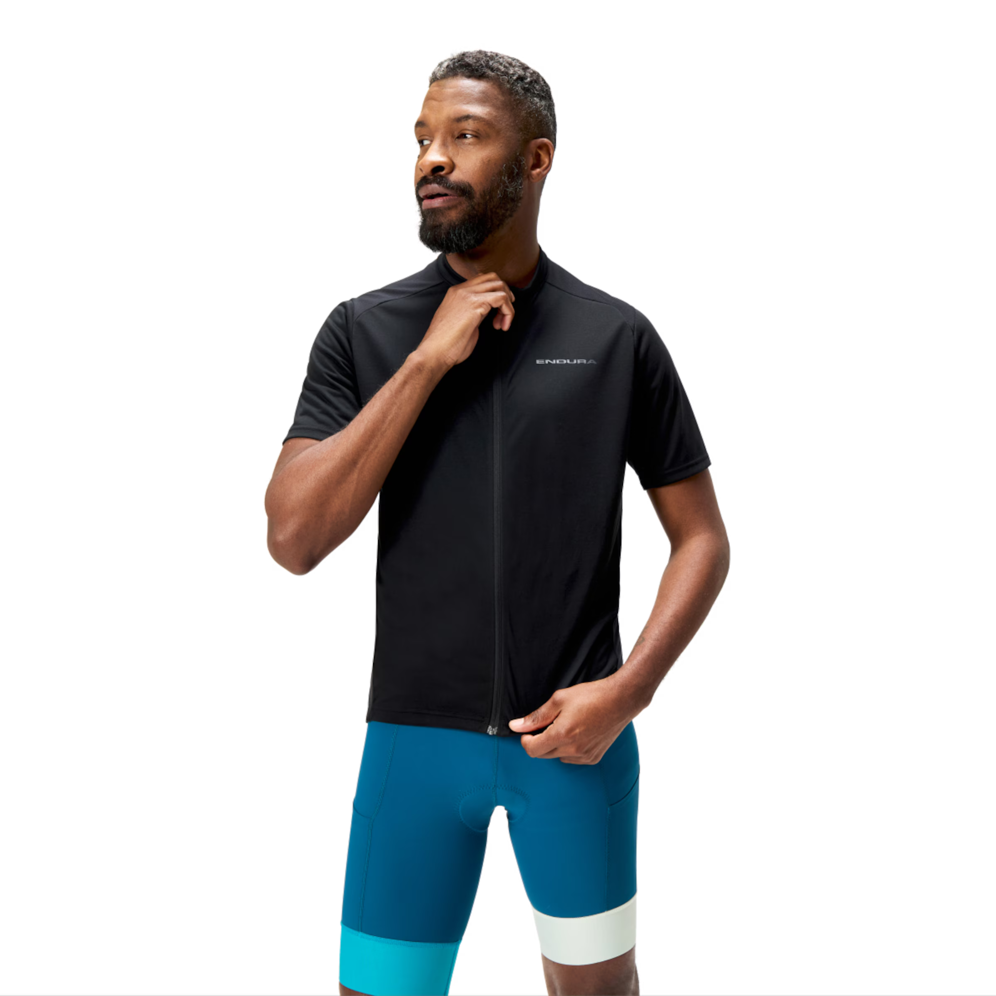 Endura Men's Loop S/S Zipped Jersey Black 07