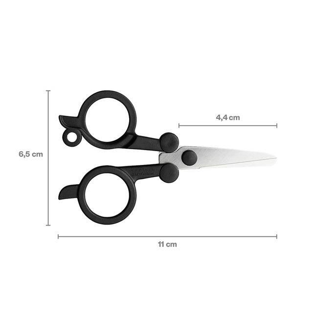 Fiskars Classic folding scissors Black 02