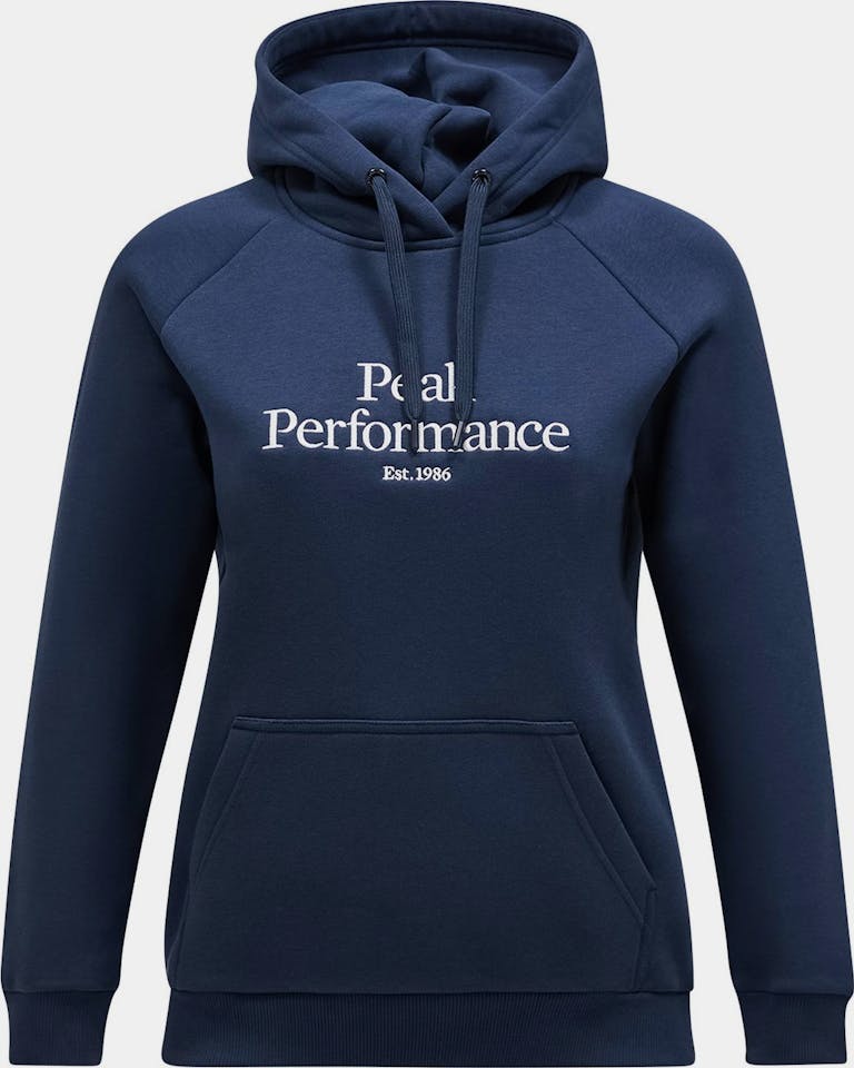 Peak Performance Women's Original Hood Tummansininen 01