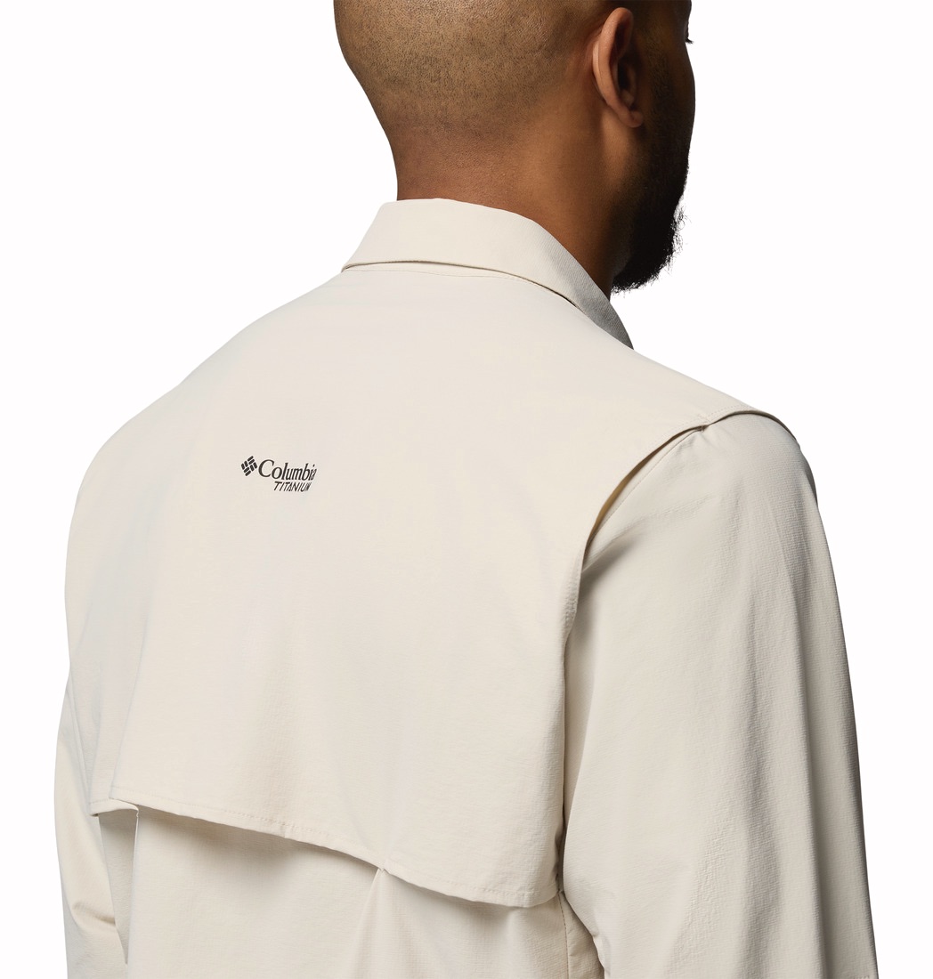 Columbia Men's Silver Ridge Elite Long Sleeve Dark Stone 06