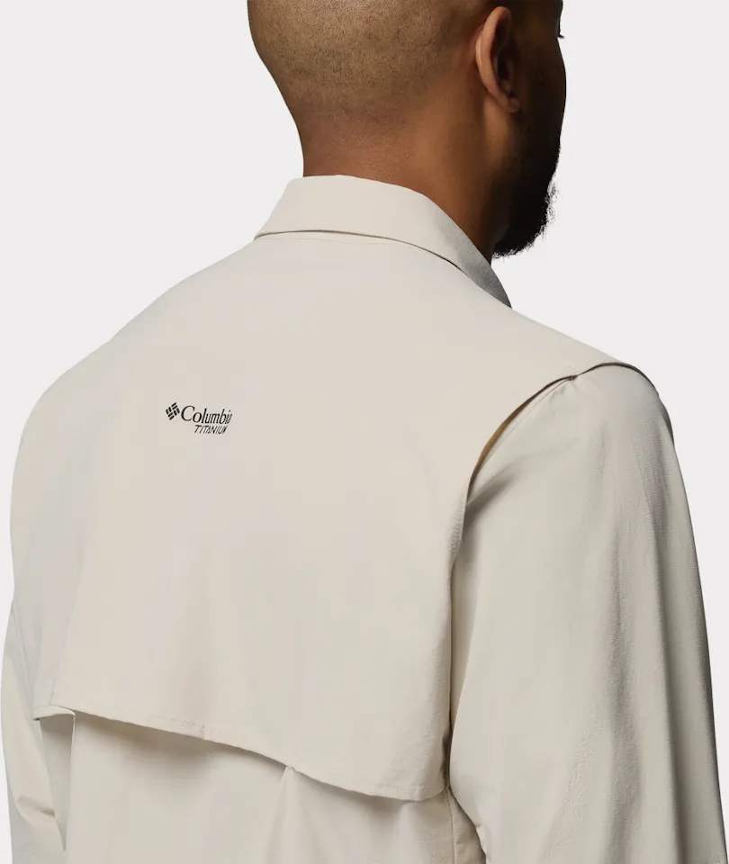 Columbia Men's Silver Ridge Elite Long Sleeve Dark Stone 06