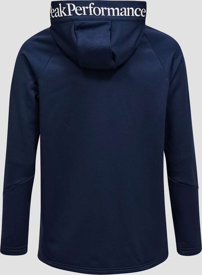 Peak Performance Men's Rider Essentials Midlayer Zip Hood Blue Shadow 02