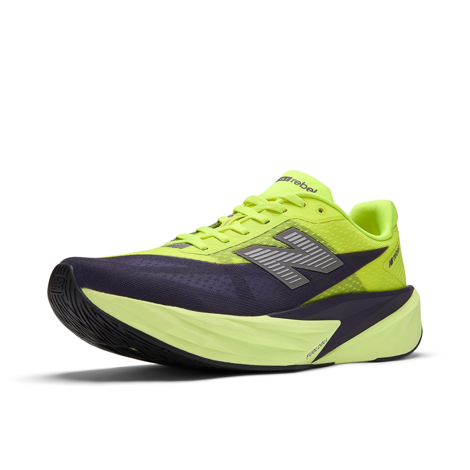 New Balance Men's Fuel Cell Rebel V5 ALKALINE GREEN / BOYSENBERRY / 04