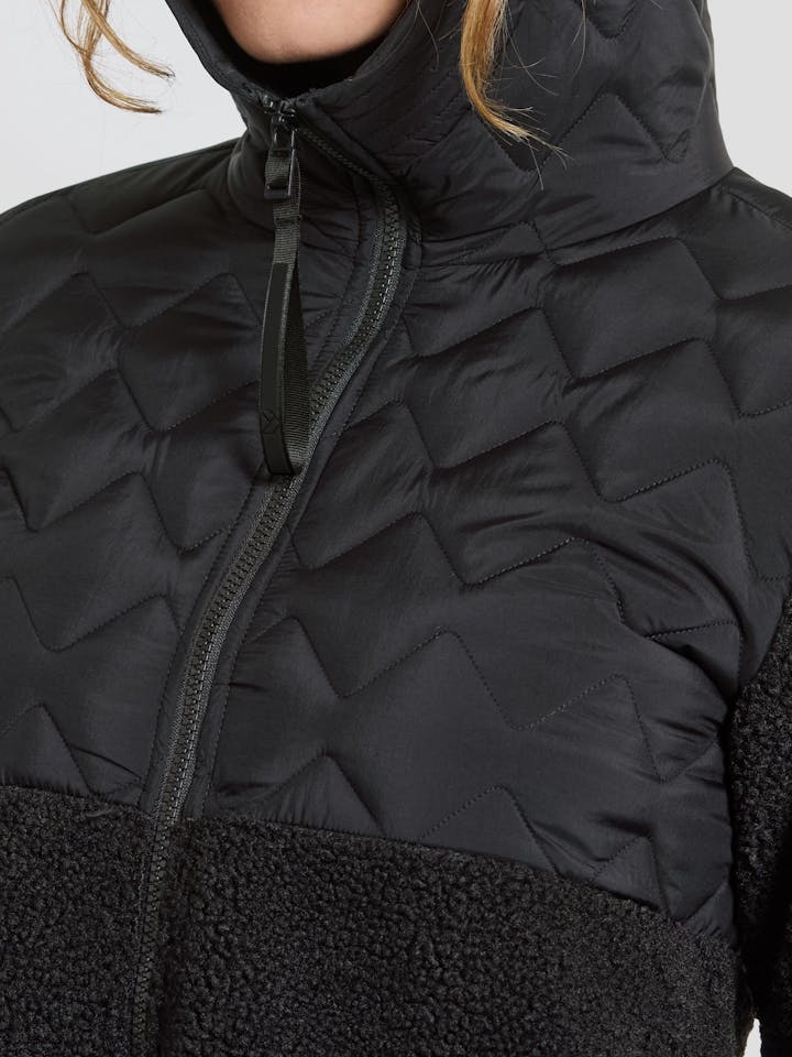 Didriksons Women's Bibi 2 Full Zip Musta 09