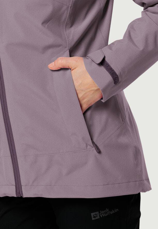 Jack Wolfskin Women's Moonrise 3in1 Jacket Blossom 07