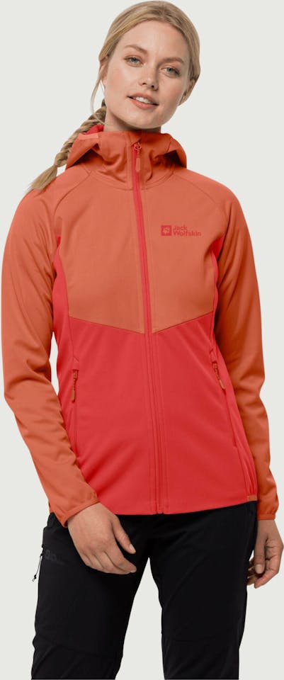 Jack Wolfskin Women's Go Hike Softshell Orange 02