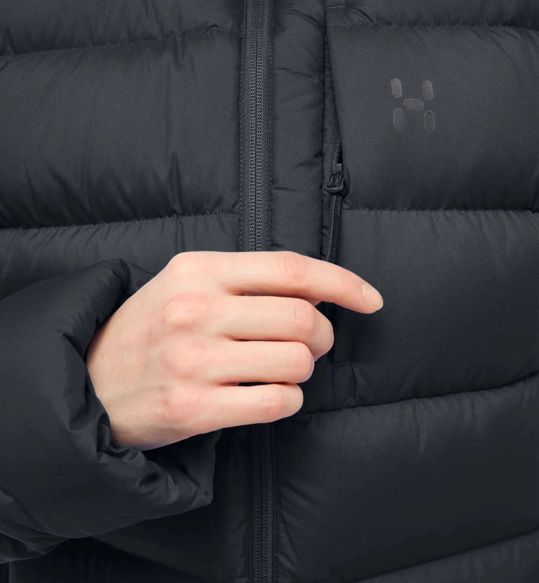 Haglöfs Women's Rosson Down Hood - Naisten untuvatakki Musta 03