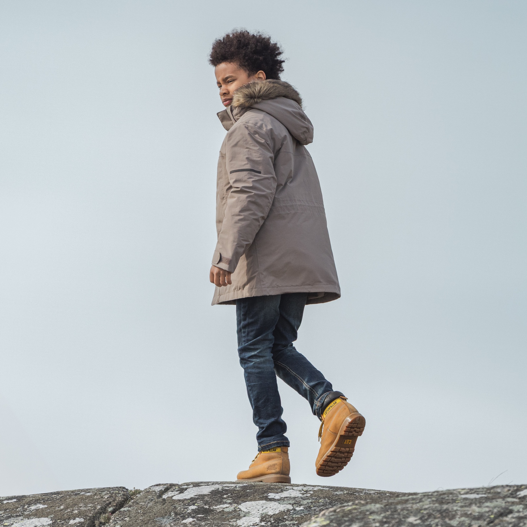 Didriksons Sylvin Kids Parka Ash 21