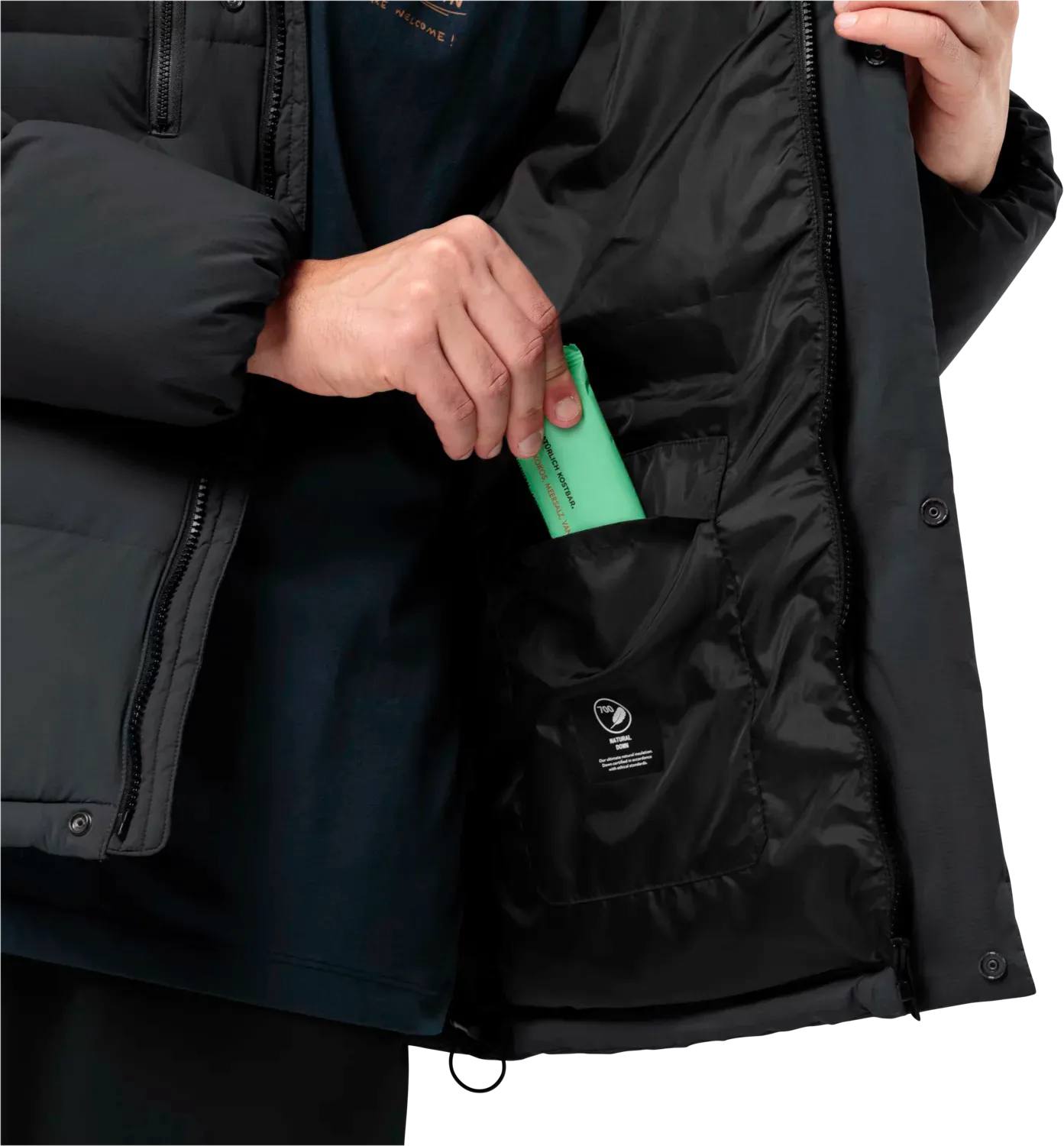 Jack Wolfskin Men's Roemertor Jacket - Miesten untuvatakki Phantom 07