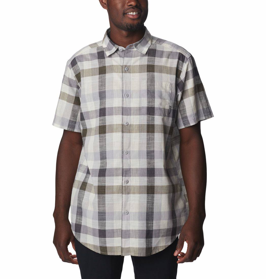 Columbia Men's Under Exposure Yarn-Dye Short Sleeve Shirt