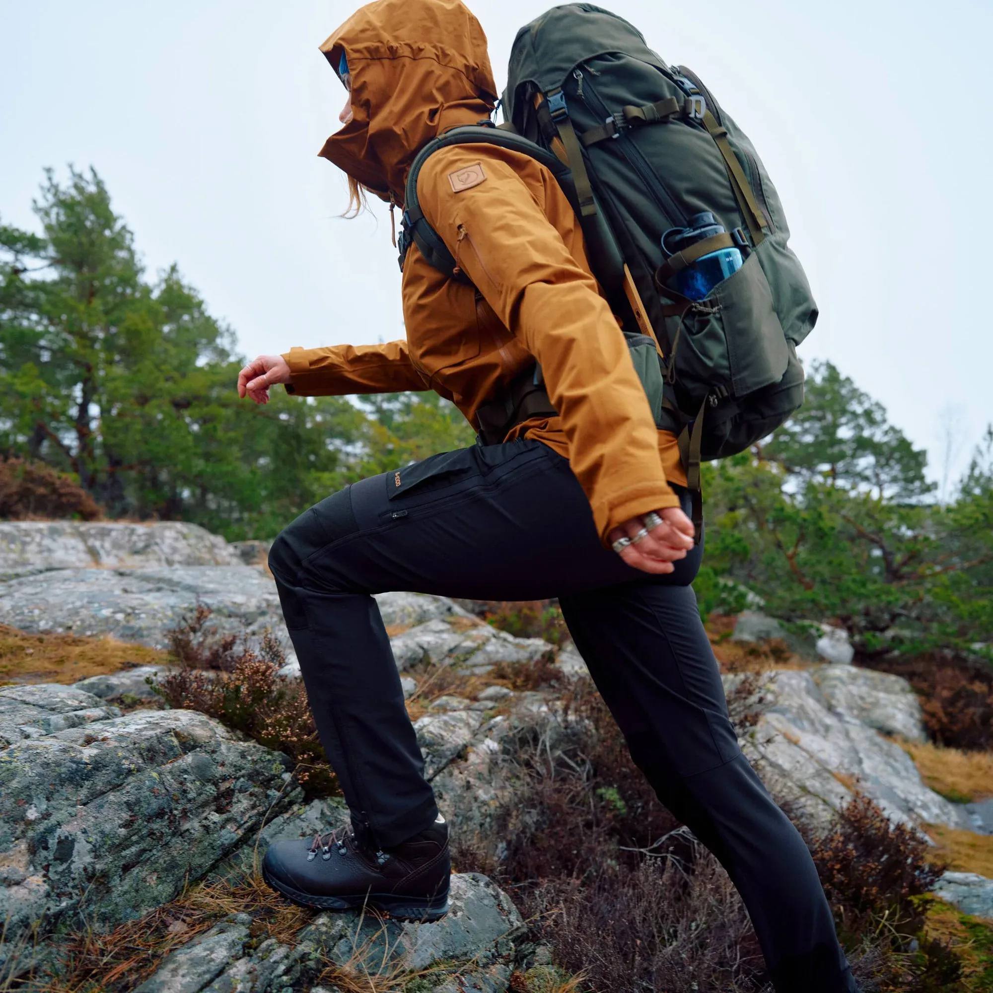 Fjällräven Women's Keb Agile Winter Trousers Musta 05