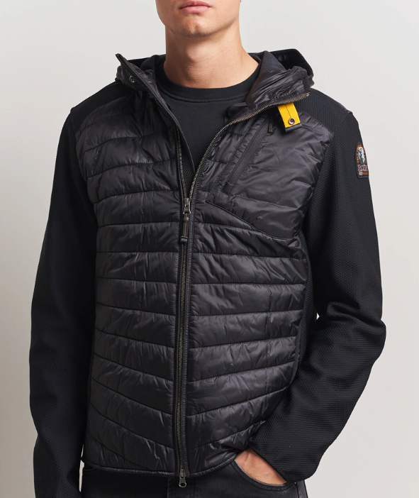 Parajumpers Nolan - Miesten kevyttoppatakki Musta 03