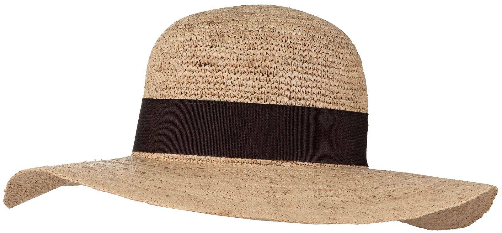 Salon Straw Hat Raffia Crochet Natural 02