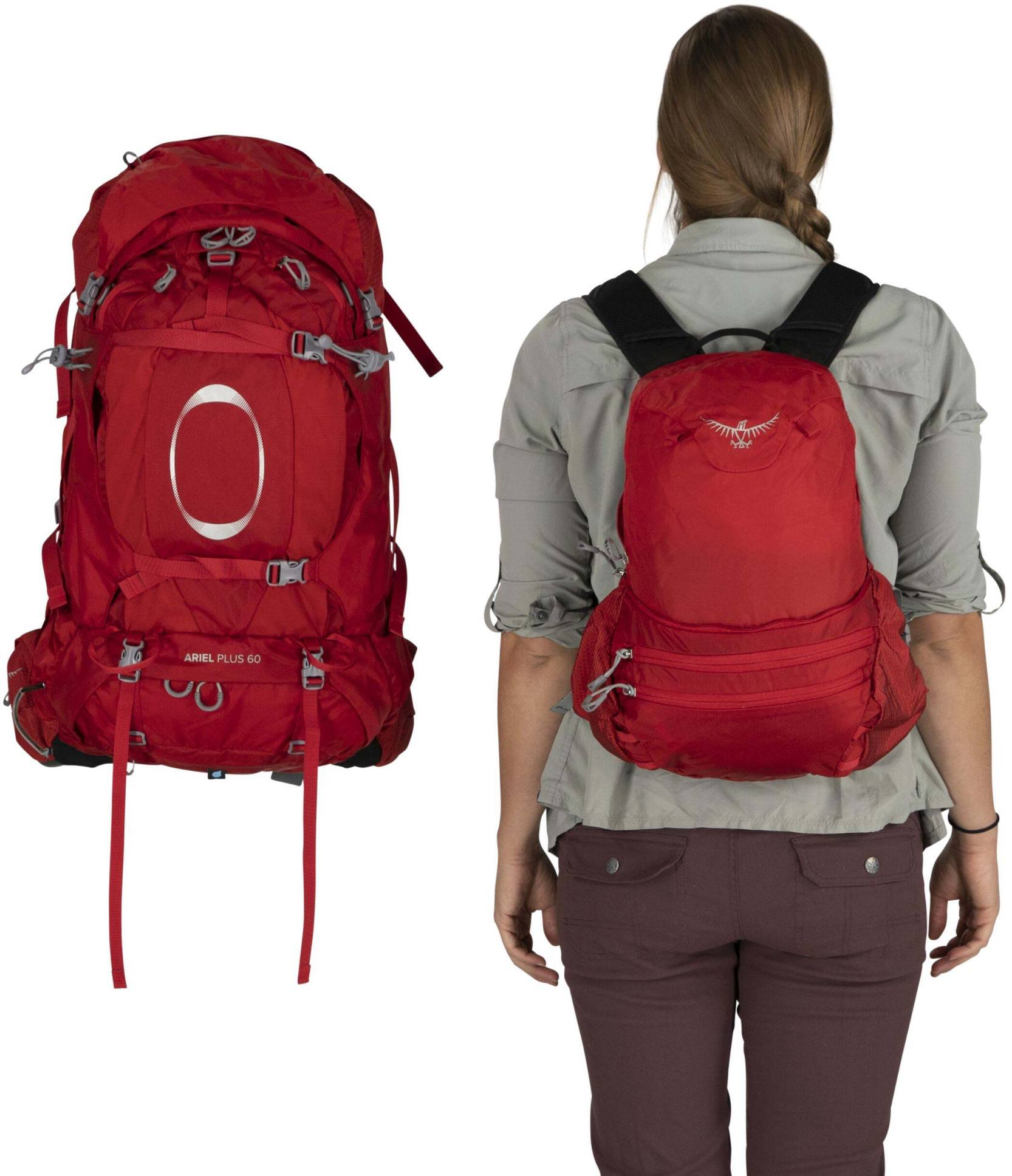 Osprey Ariel Plus 60 W Punainen 18