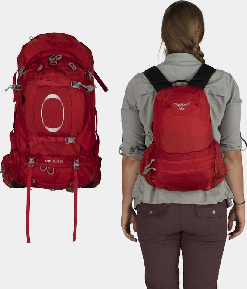 Osprey Ariel Plus 60 W Musta 17