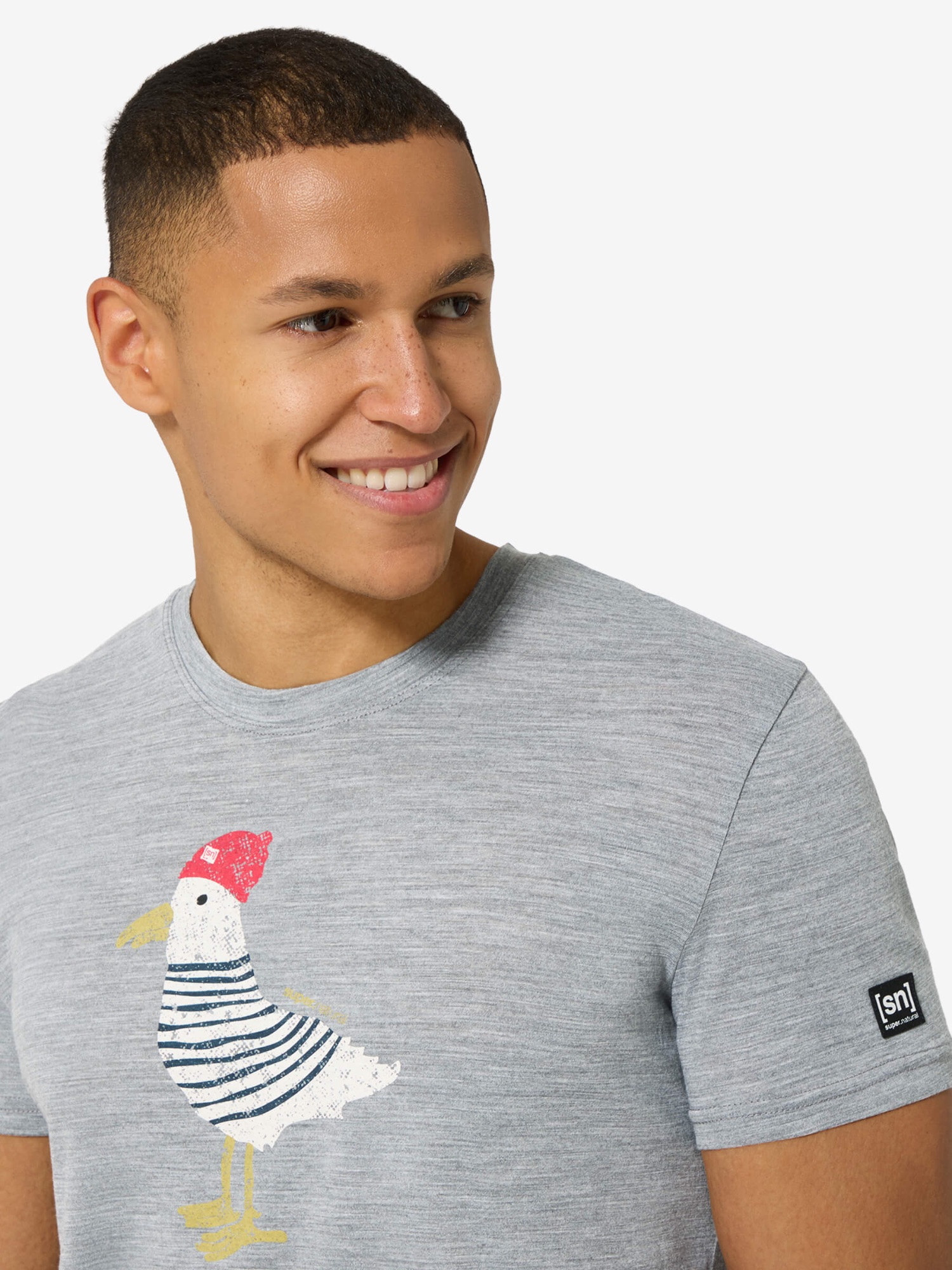 Supernatural Men's Johnny Tee Vaaleanharmaa 05