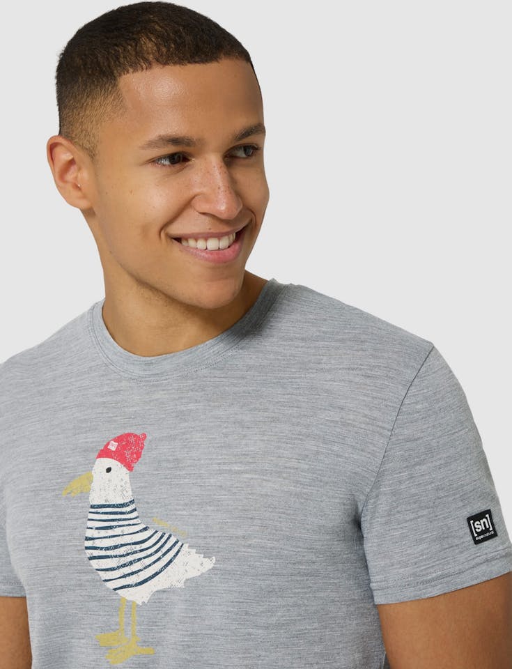 Supernatural Men's Johnny Tee Vaaleanharmaa 05