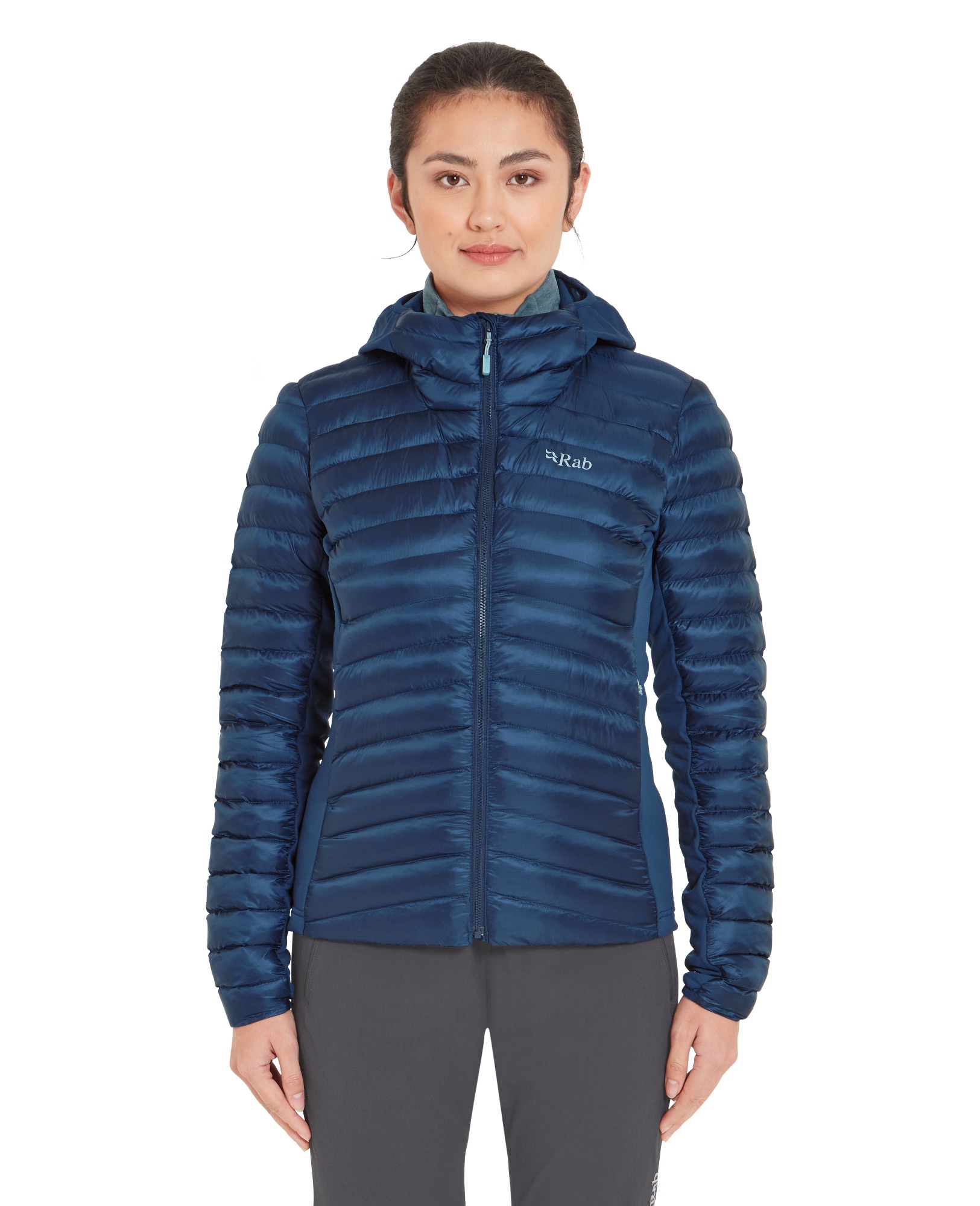 Rab Women's Cirrus Flex Insulated Hoody Tempest Blue 05