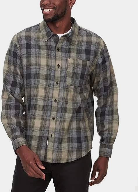 Marmot Fairfax Novelty Lightweight Flannel Black 01