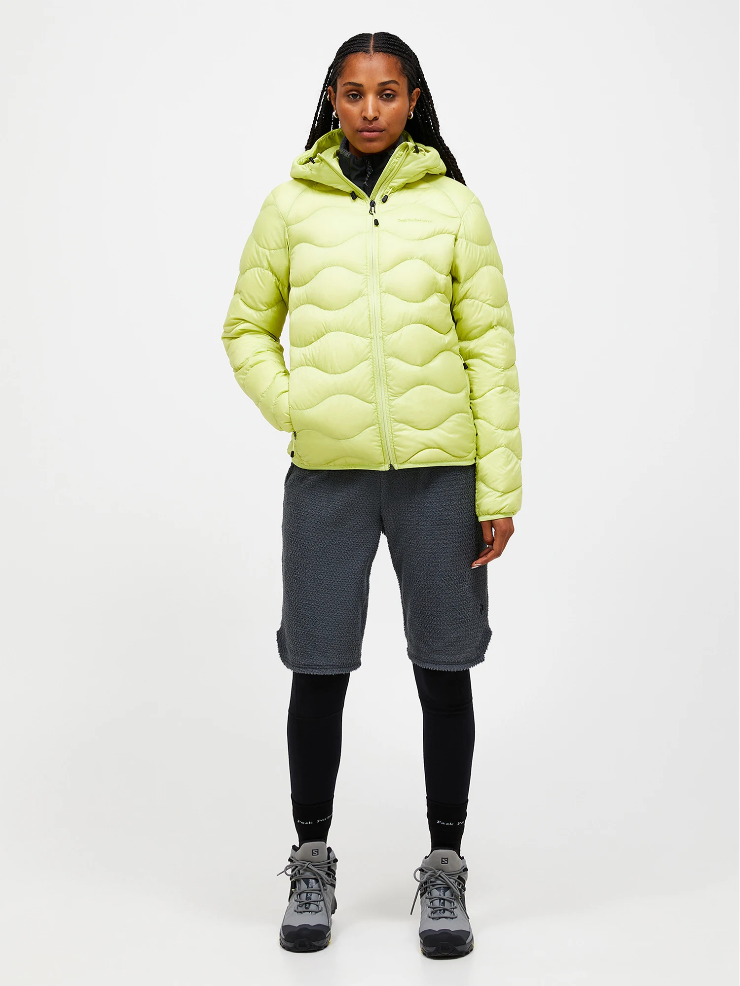 Peak Performance Women's Helium Down Hood Jacket - Naisten kevytuntuvatakki Crystal green 06
