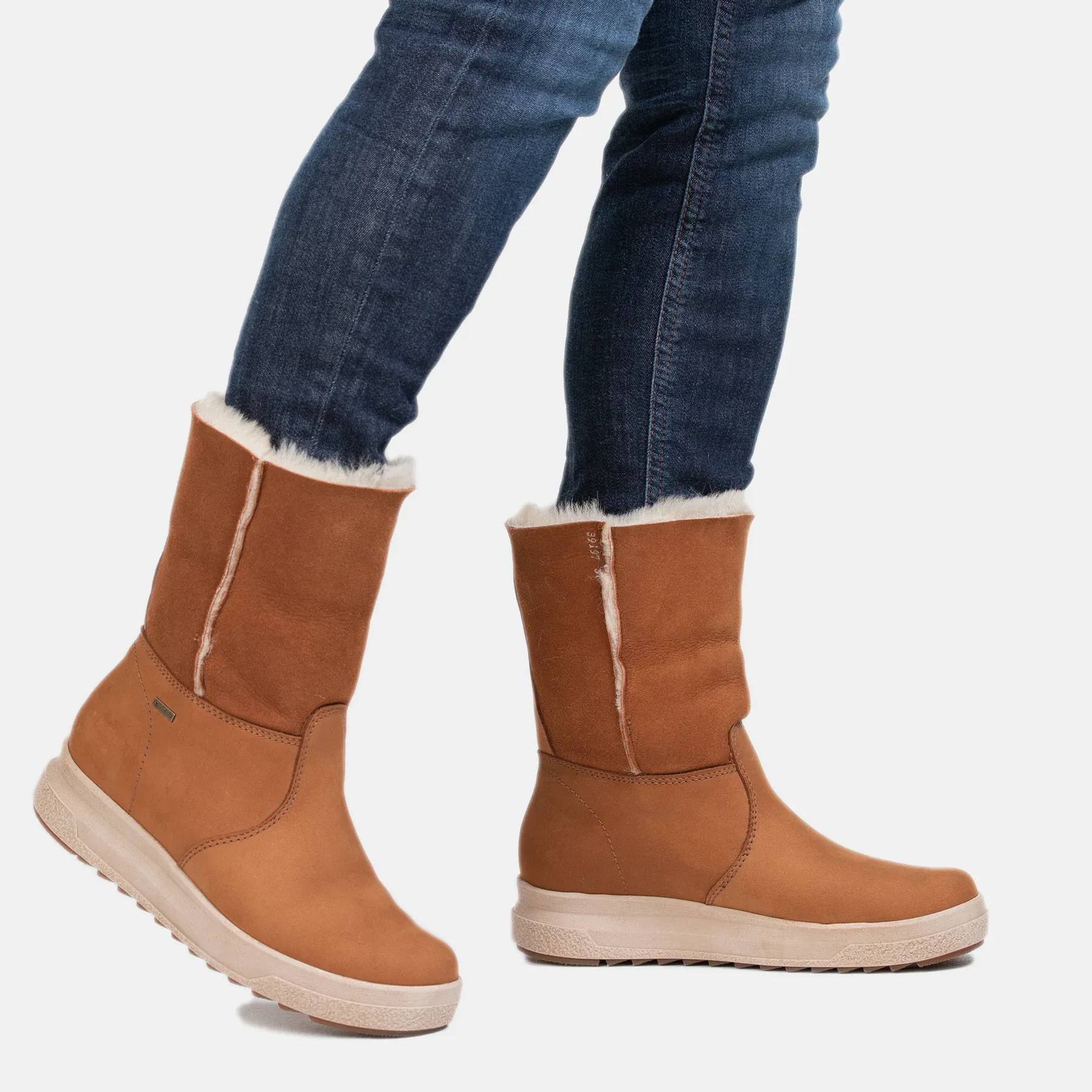 Pomar Women's Paljakka GTX - Naisten talvikengät Tan 06