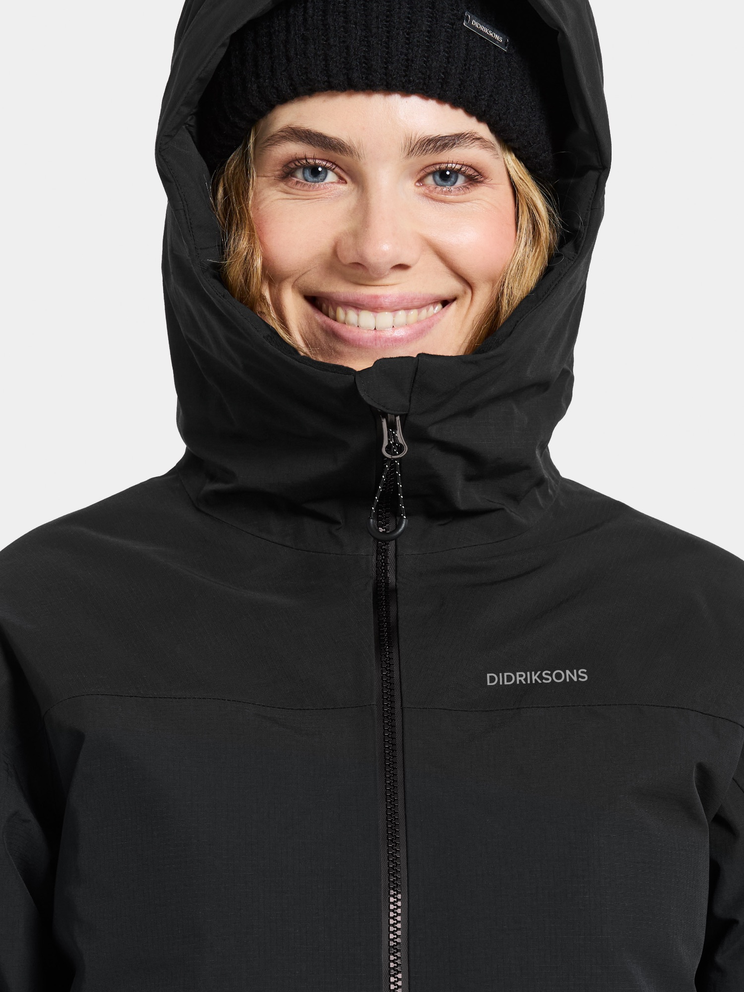 Didriksons Women's Marget Parka - Naisten talvitakki Musta 03
