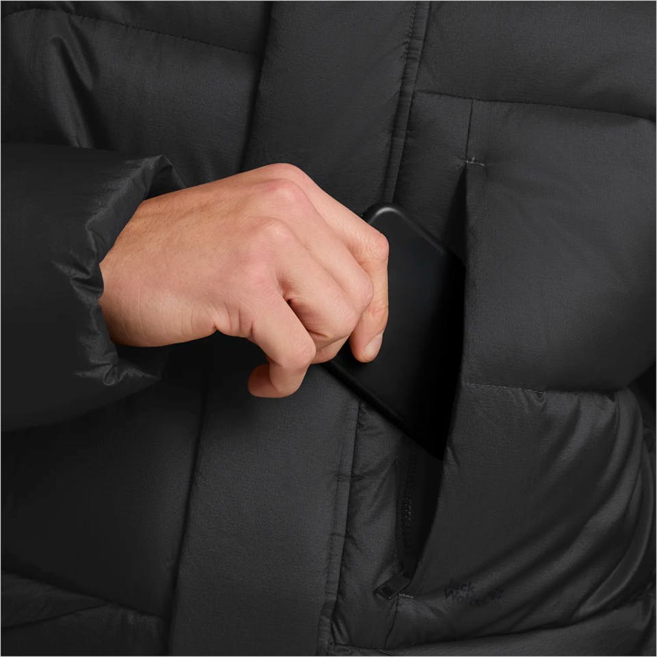 Jack Wolfskin Men' Icy Hill Down Jacket Black 08