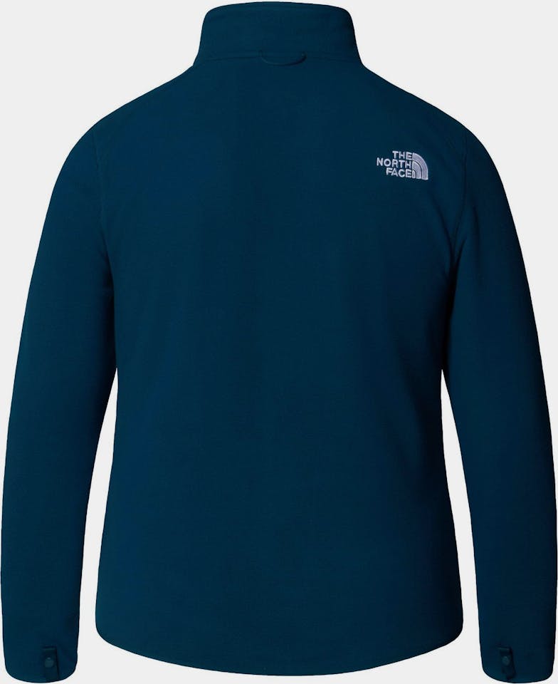 The North Face Women's 100 Glacier Plus Full Zip Petrol 02