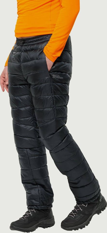 Jack Wolfskin Men's Nebelhorn Down Pants Musta 02
