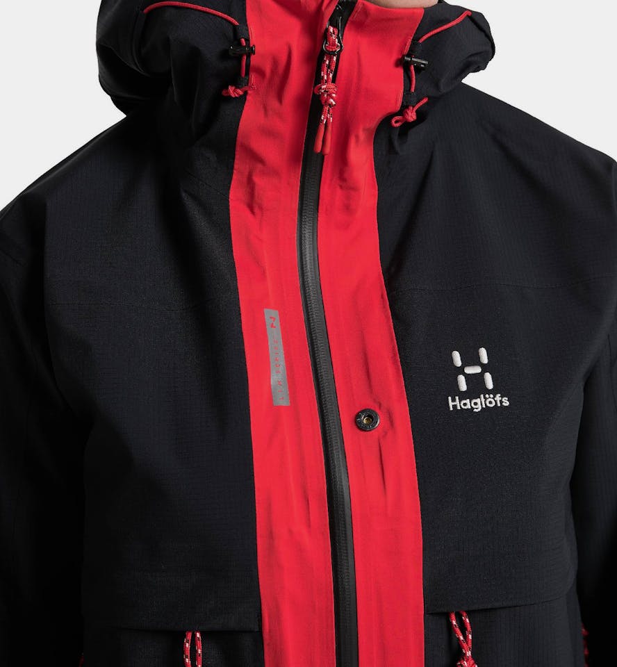 Haglöfs Women's L.I.M ZT Trek GTX Pro Jacket Black / Red 03