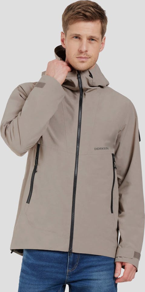 Didriksons Men's Bob Jacket Ash Brown 01