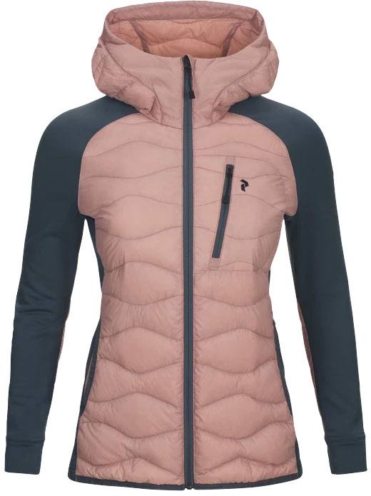 women's helium hybrid hooded jacket
